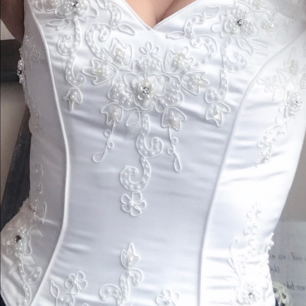 Formal embellished Bustier